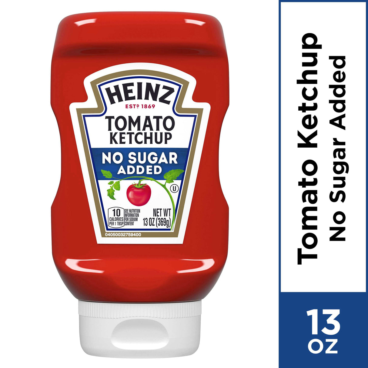 Heinz Ketchup, NO Sugar added - Case Of 6 - 13 Oz