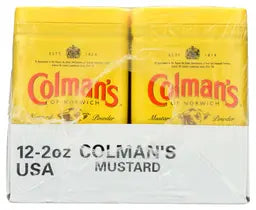 Colman's Dry Mustard Powder, 2 oz., Case of 12
