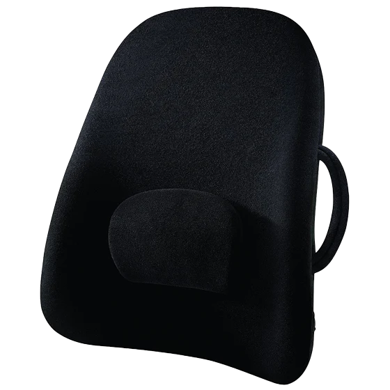 ObusForme Lowback Cushion and Mini Massager Combo Set - Back & Lumbar Support