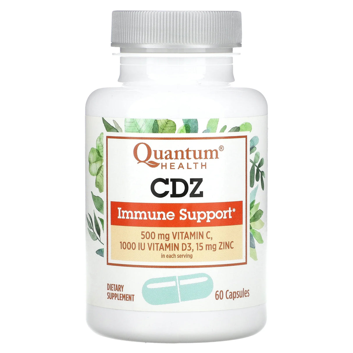 Quantum Health - CDZ Capsules, 60 Cap (Pack of 1) - Gluten & Yeast Free