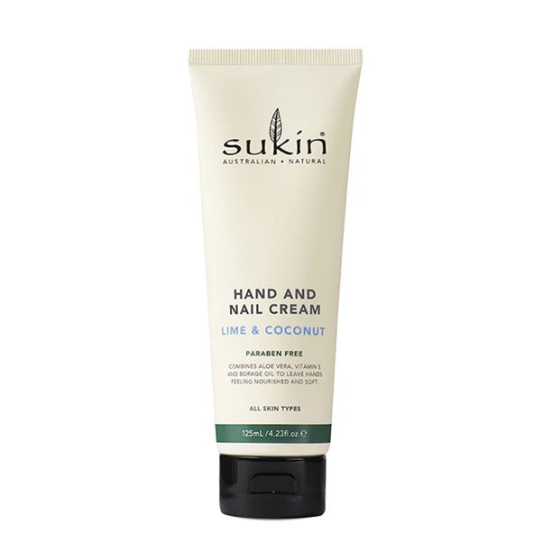 Sukin Lime Coconut Hand & Nail Cream - 4.23 Fl Oz - Cozy Farm