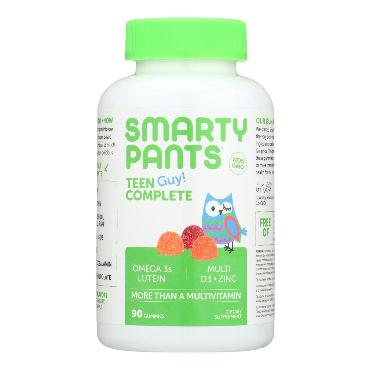 SmartyPants Teen Guy Complete Gummy Vitamins - 90 Ct - Cozy Farm