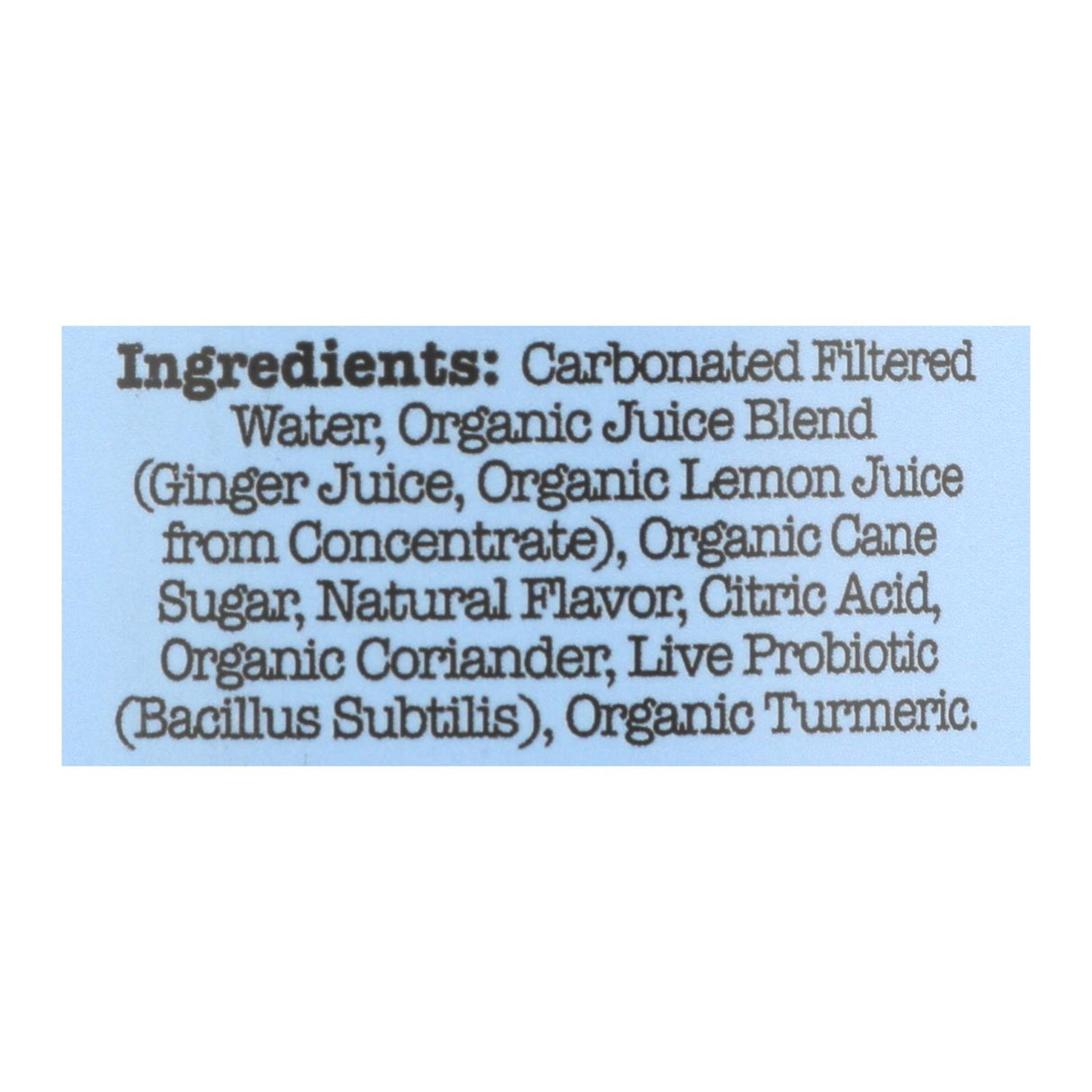 Culture Pop Soda, Ginger Lemon, 4/12 Fl Oz Each, 6 Pack - Cozy Farm