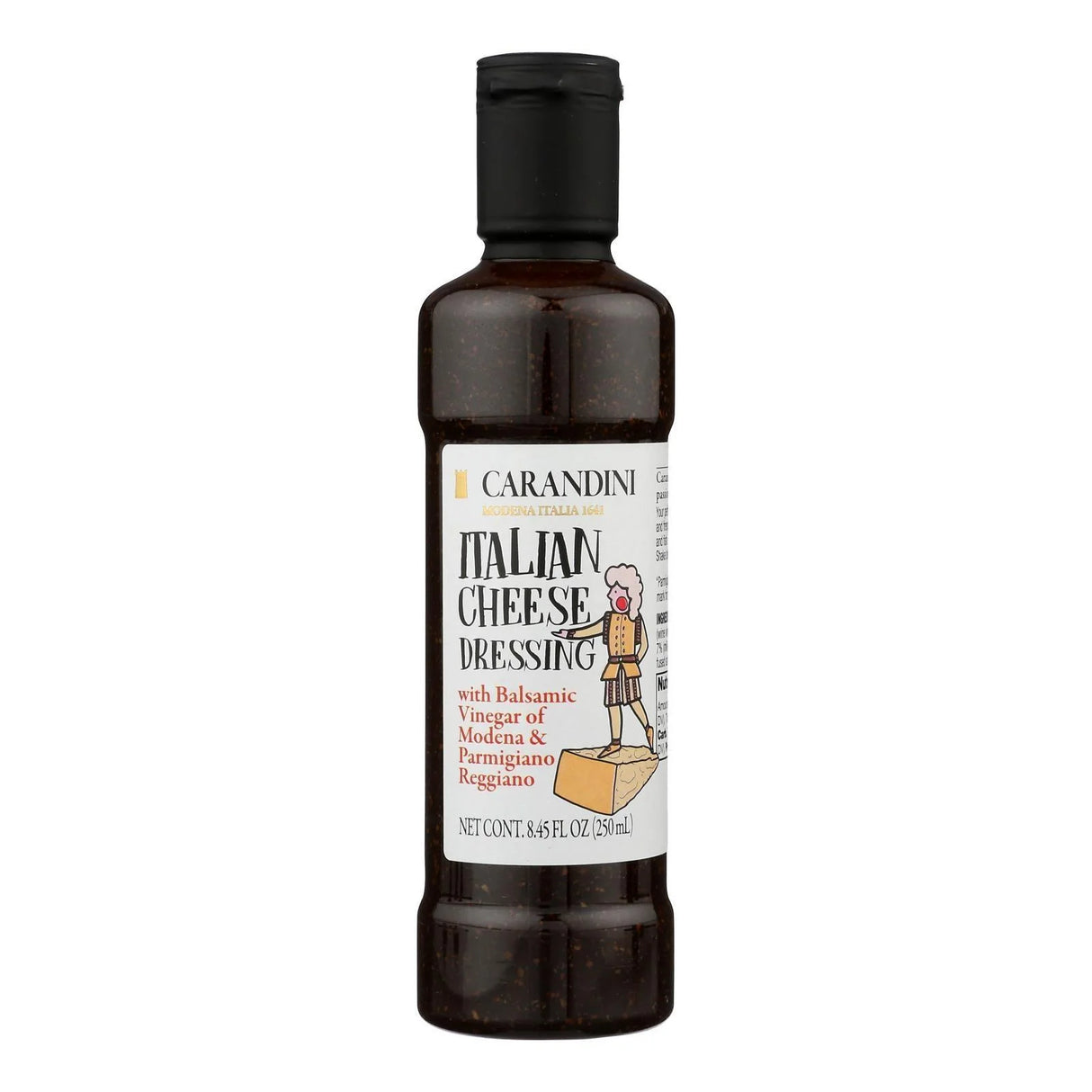 Carandini Balsamic Italian Cheese Dressing - 8.45 Fl Oz, Case of 6