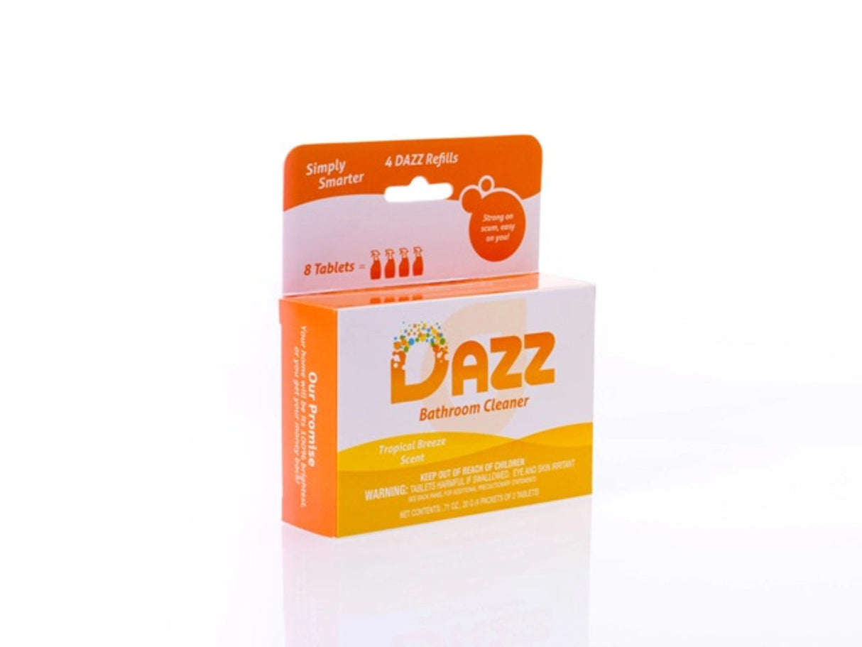 Dazz Cleaners Refill for Bathroom Cleaner - 4 Count, Case of 12 - Cozy Farm