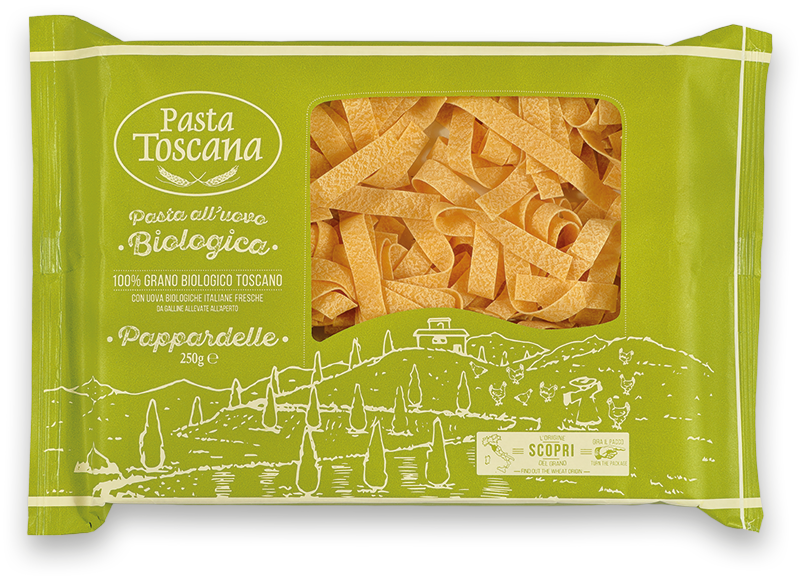 Pasta Toscana Pappardelle Egg Pasta - 8.82oz Pack of 12 - Cozy Farm