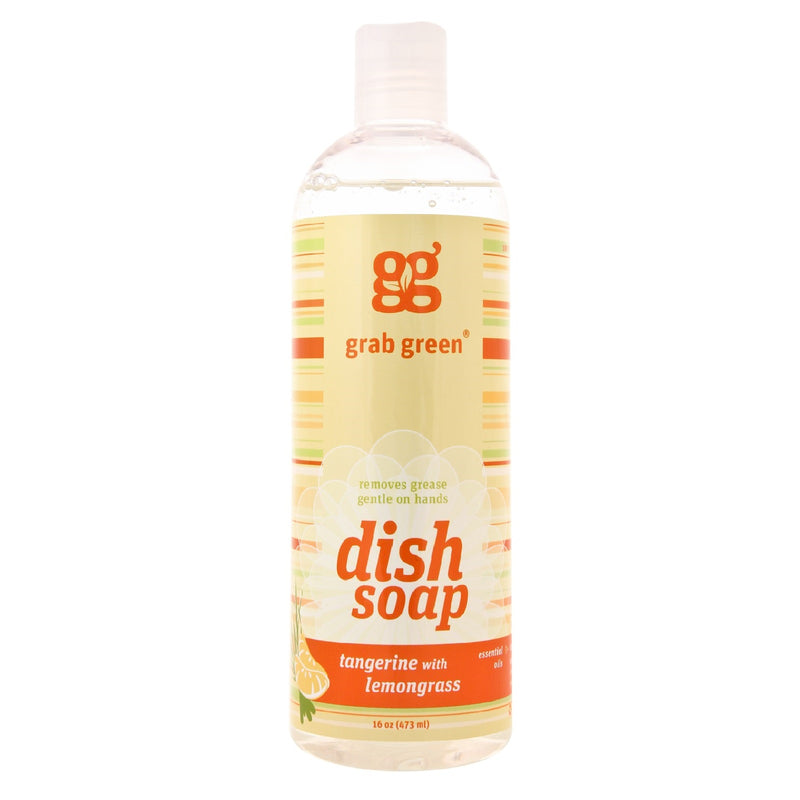 Grab Green GGRN Liquid Laundry Detergent - Tangerine & Lemongrass - 16 fl oz - Pack of 6 - Cozy Farm 