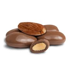 Albanese Milk Chocolate Amaretti Almonds - 10 lb Case - Cozy Farm