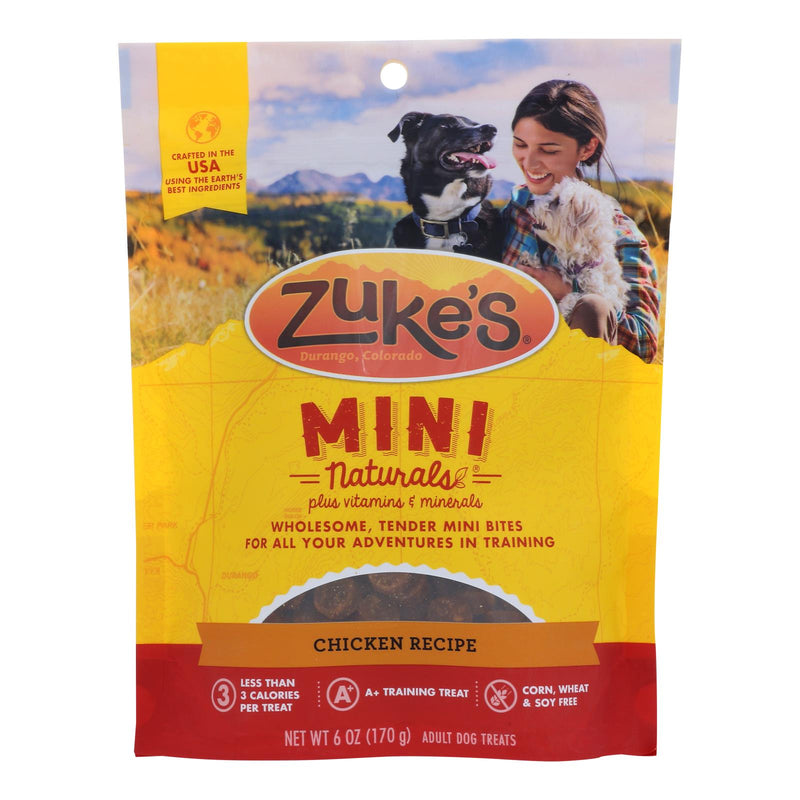 Zuke's Mini Naturals Dog Treats - Chicken - 6 Oz - Case of 12 - Cozy Farm 