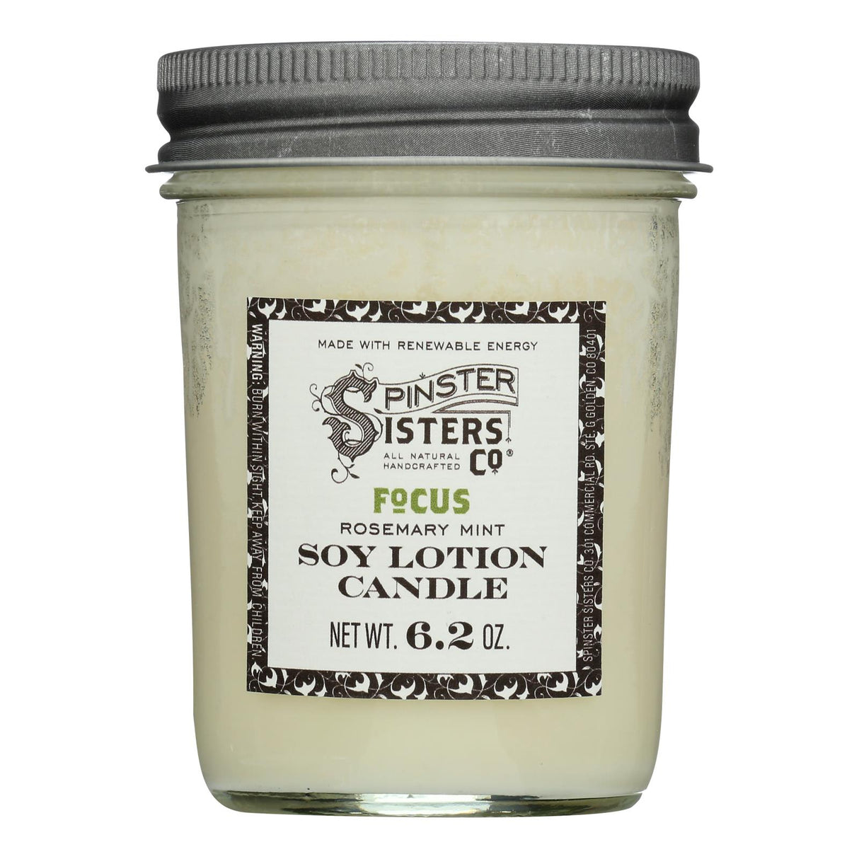 Spinster Sisters Co. Body Lotion Candle Case of 4 - 6.2 oz - Cozy Farm