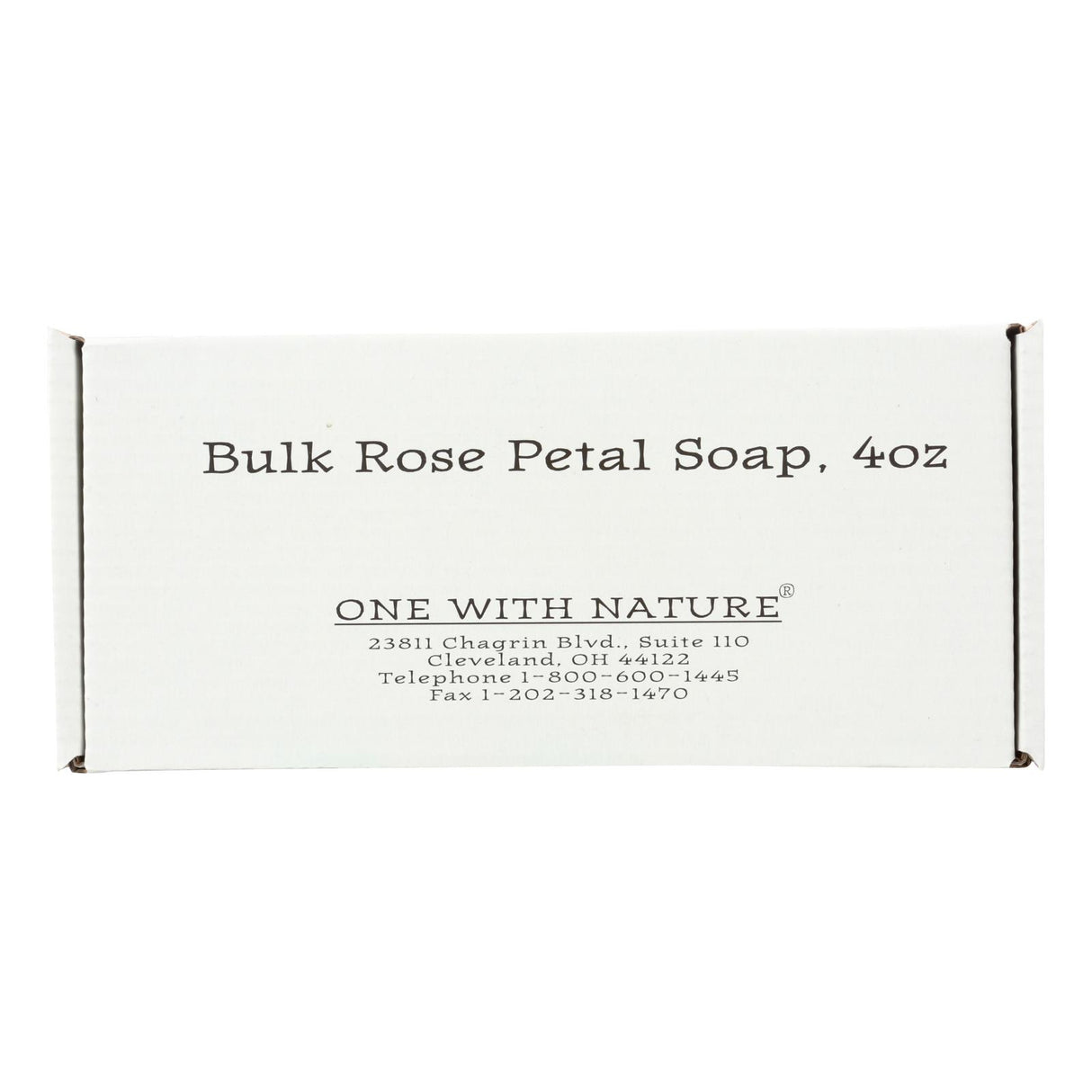 One With Nature Bar Soap - Rose - 4 Oz. Pack of 24 - Cozy Farm