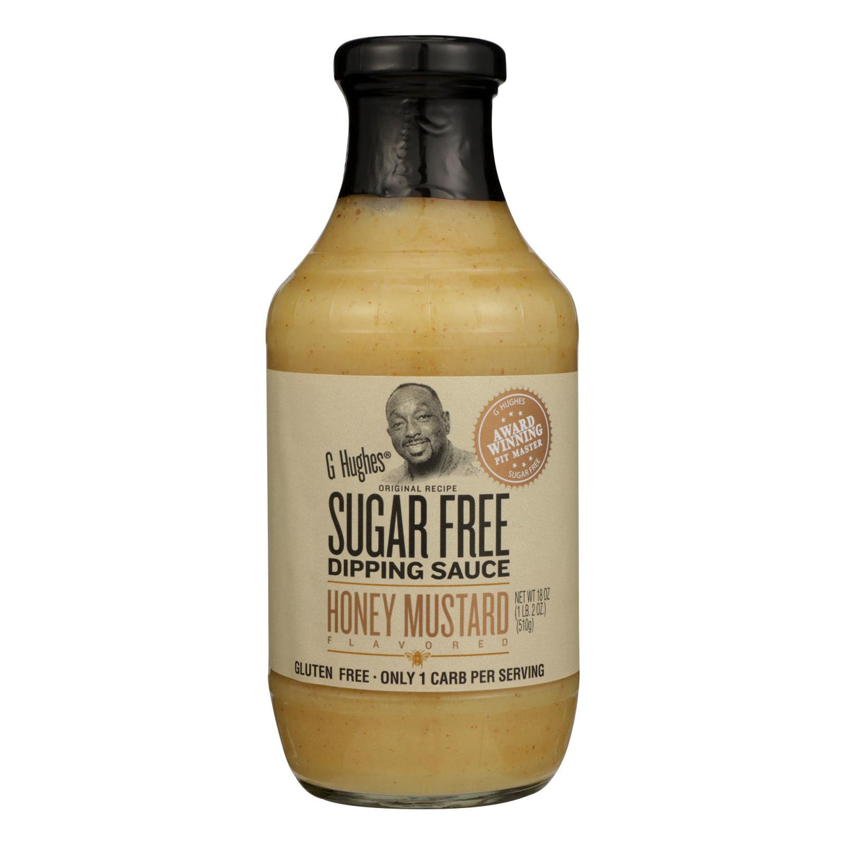 G Hughes Sugar-Free Honey Mustard Dipping Sauce - 18 oz - Pack of 6 - Cozy Farm