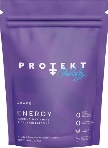 Protkt LQ Grape Energy Packs, 10-Count (6-Pack Case, 4 Fl Oz Each) - Cozy Farm