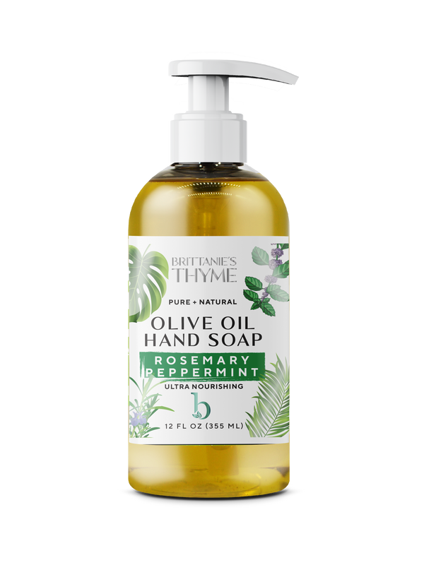 Brittanie's Thyme Rosemary Peppermint Hand Soap (Pack of 6 - 12 Fl Oz) - Cozy Farm