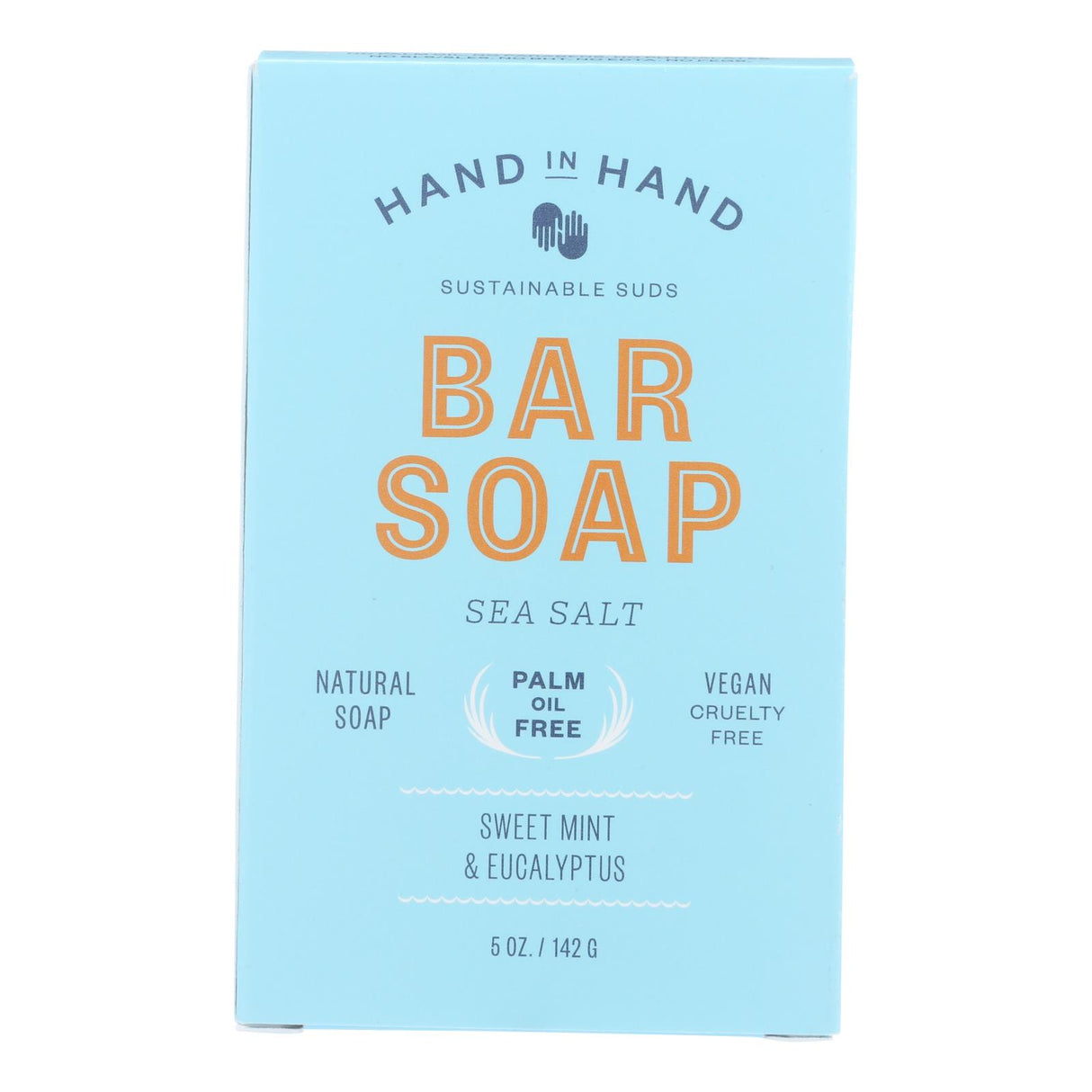 Hand in Hand Sea Salt Bar Soap, 5 Oz - Cozy Farm