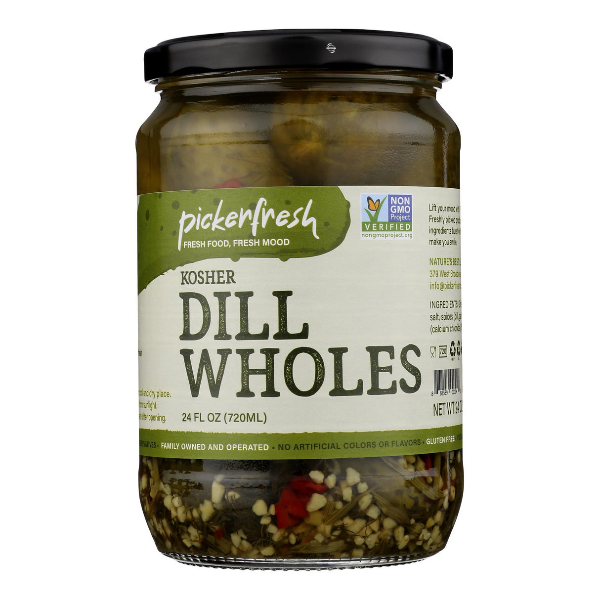 Pickerfresh Dill Kosher Whole - 6-24 Oz. - Cozy Farm