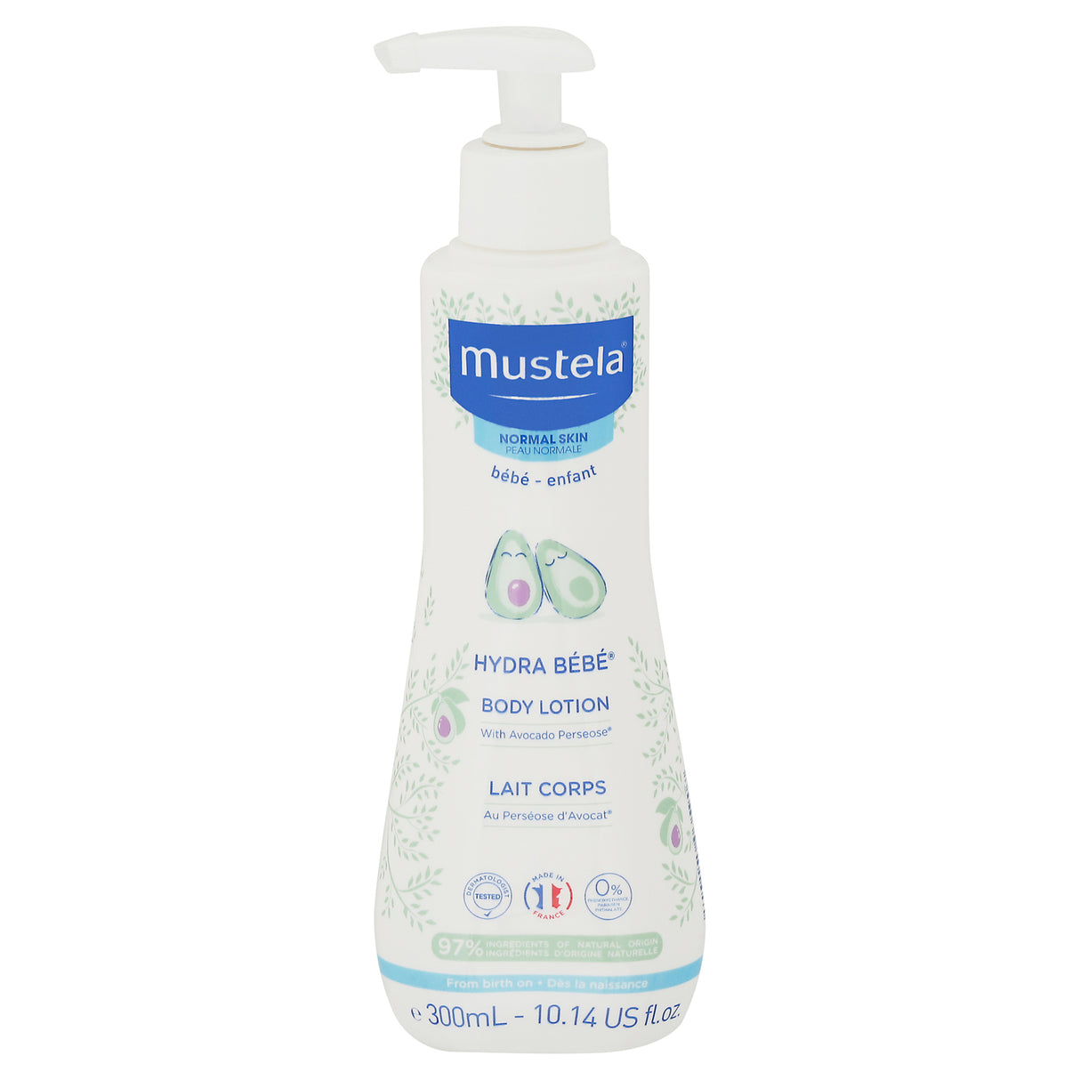 Mustela Hydra Bébé Body Lotion, Hydrating, 10.14 Fl Oz - Cozy Farm