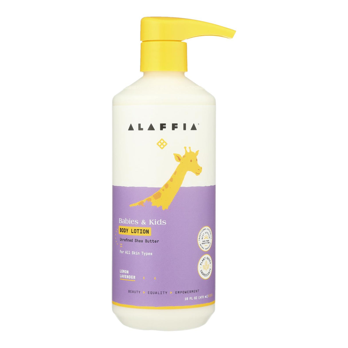 Alaffia Kids Body Lotion with Lemon & Lavender - 16 Fl Oz - Cozy Farm
