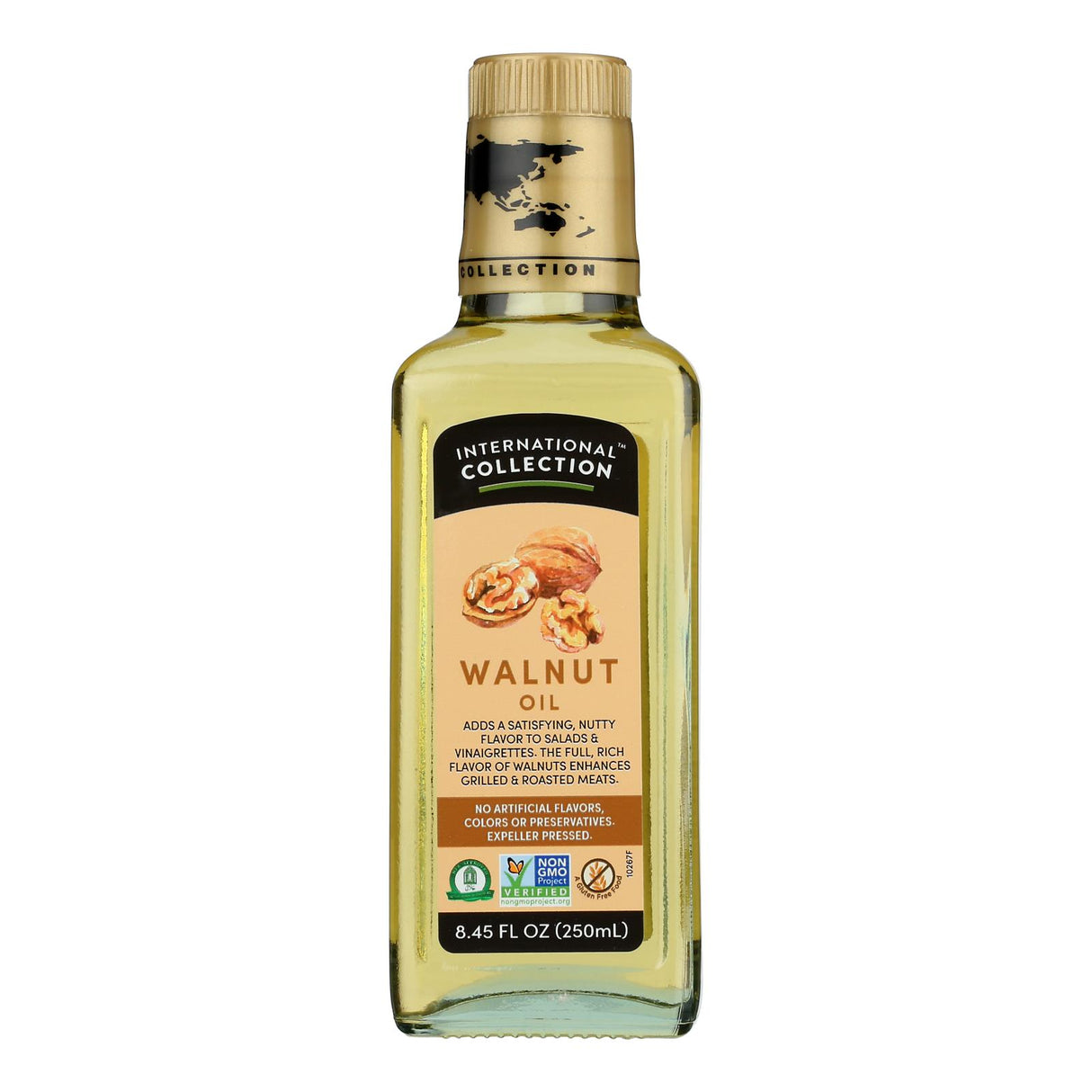 International Collection Walnut Oil - 6 Pack, 8.45 Fl Oz. Ea. - Cozy Farm