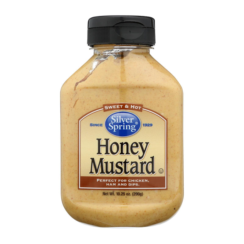 Silver Spring Squeeze Mustard Honey, 10.25oz (Case of 9) - Cozy Farm 