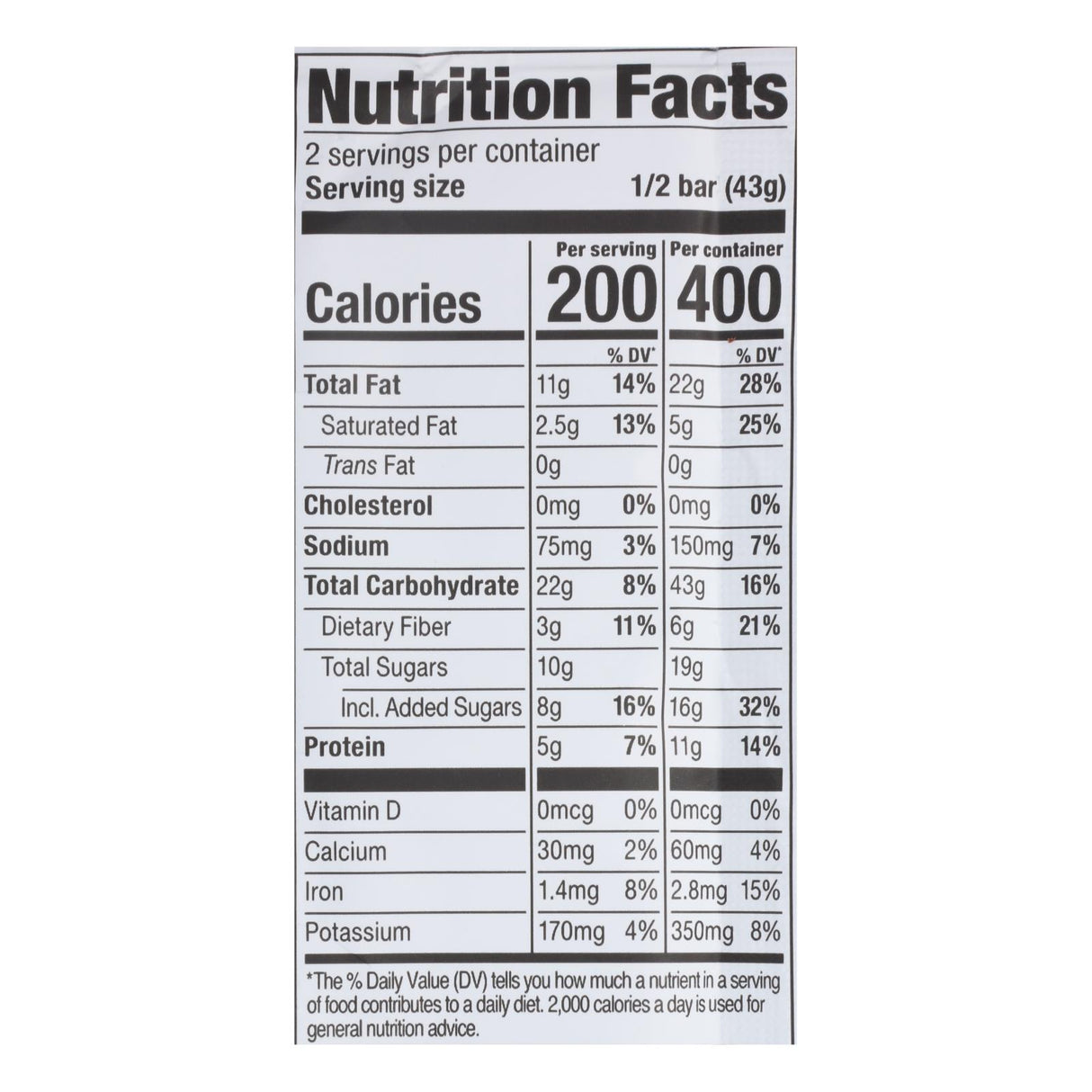 Pro Bar Organic Peanut Butter Chocolate Chip Bar - 3 Oz - Cozy Farm