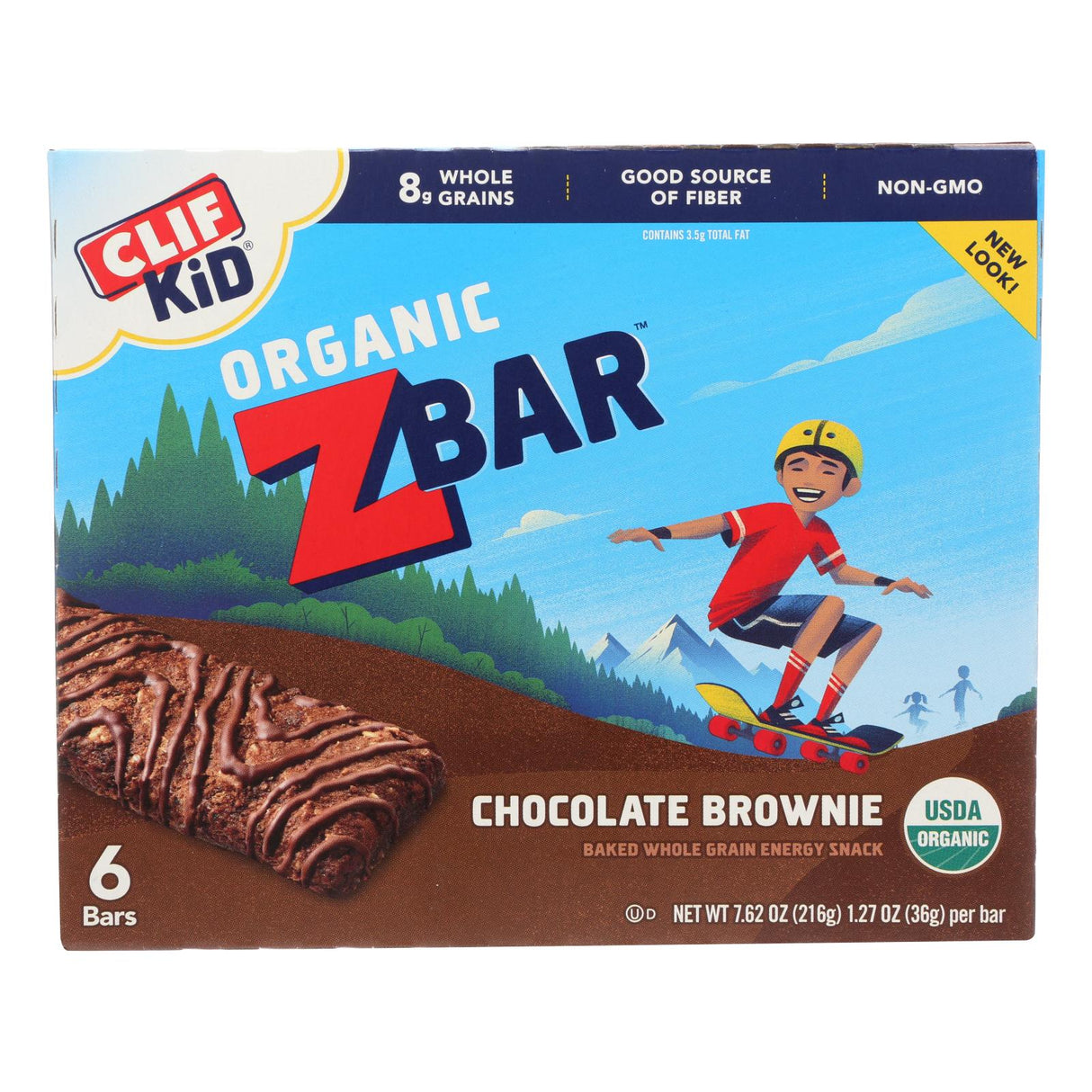 Clif Kid Zbar Chocolate Brownie - 7.62 Oz (Case of 9) - Cozy Farm