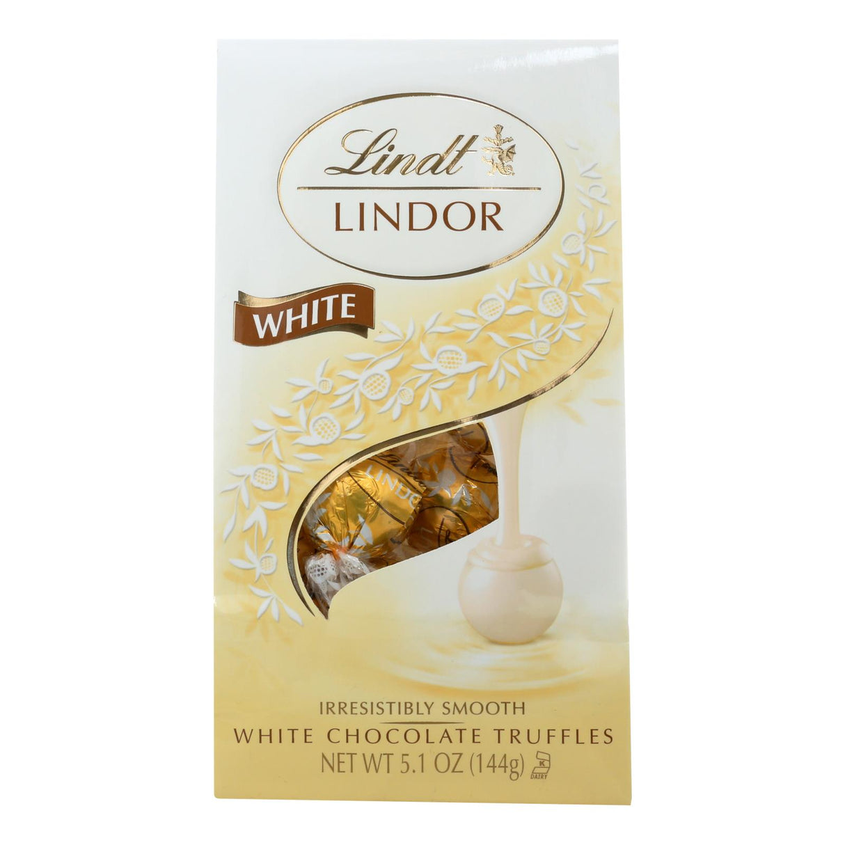 Lindt White Chocolate Truffles, 5.1 Oz Bag (Pack of 6) - Cozy Farm