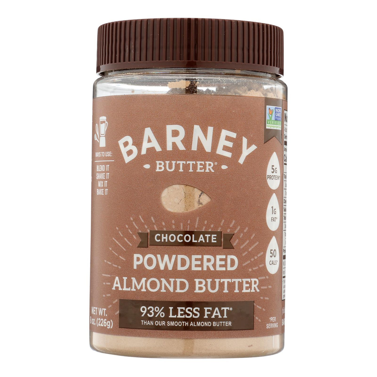 Barney Butter Chocolate Powdered Almond Butter, 8 Oz, Case of 6 - Cozy Farm