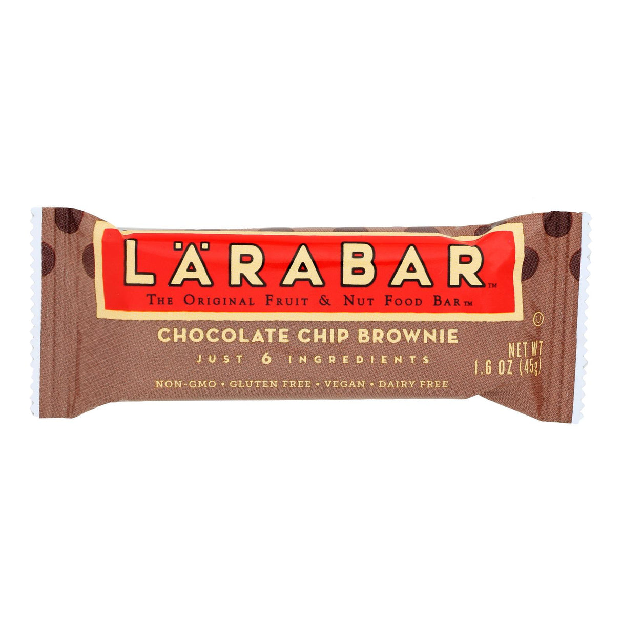 Larabar Chocolate Chip Brownie Bites - Case of 16 - 1.6 Oz - Cozy Farm