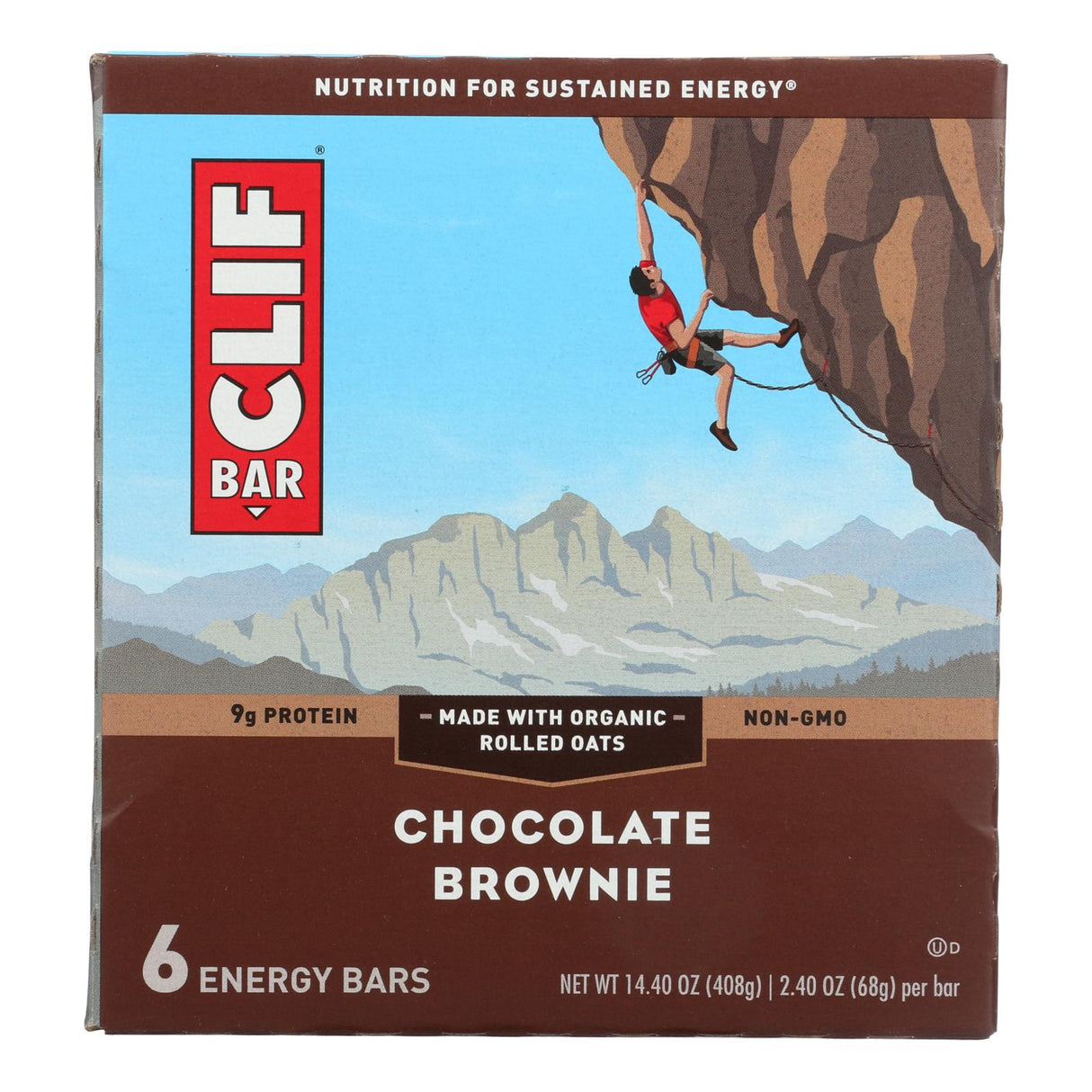 Clif Bar Energy Bar, Chocolate Brownie Delight, Pack of 6 - Cozy Farm