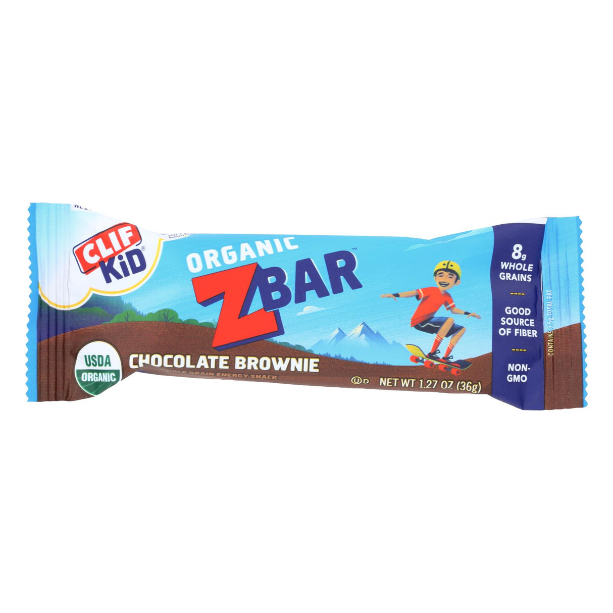 Clif Bar Zbar Organic Chocolate Brownie - 18 Individually Wrapped 1.27 Oz Bars - Cozy Farm