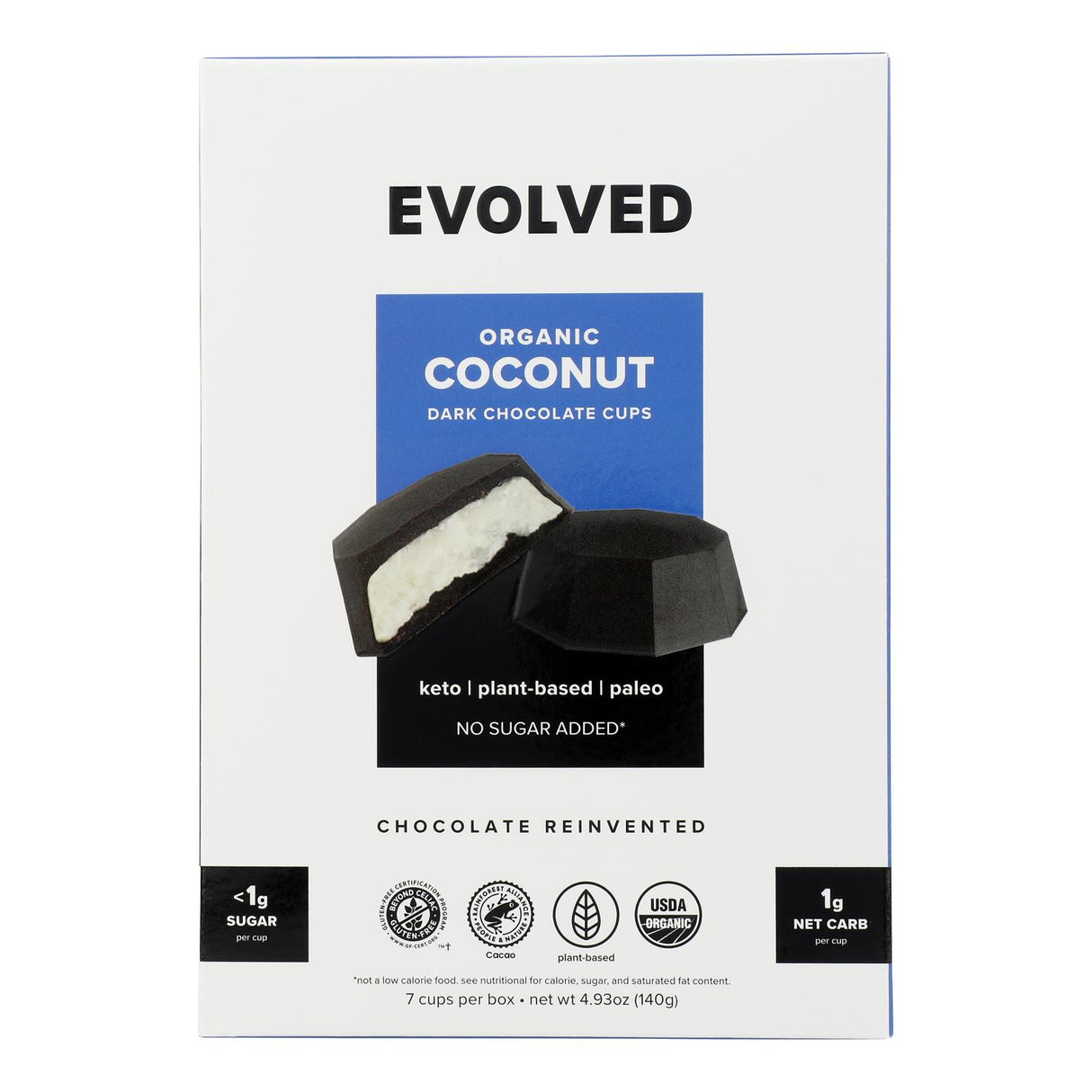 Evolved Keto Cups OG2 Coconut Butter - 6 Pack x 4.93 oz - Cozy Farm