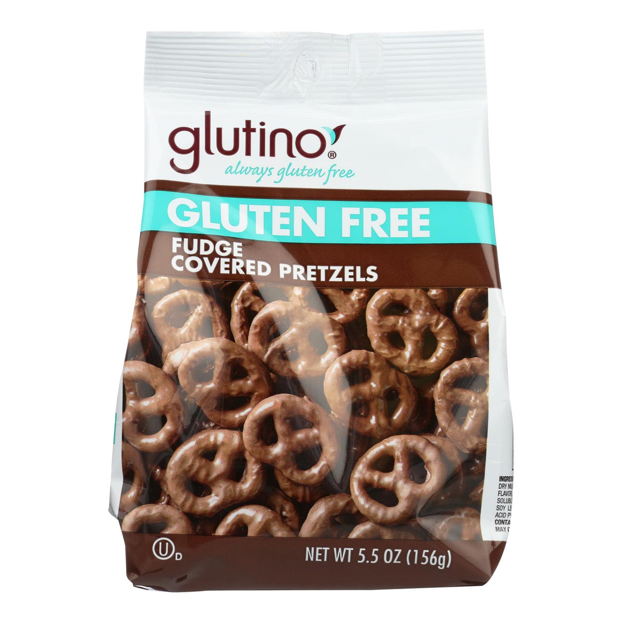 Glutino Chocolate Pretzels - Case of 12 - 5.5 Oz Bags - Cozy Farm