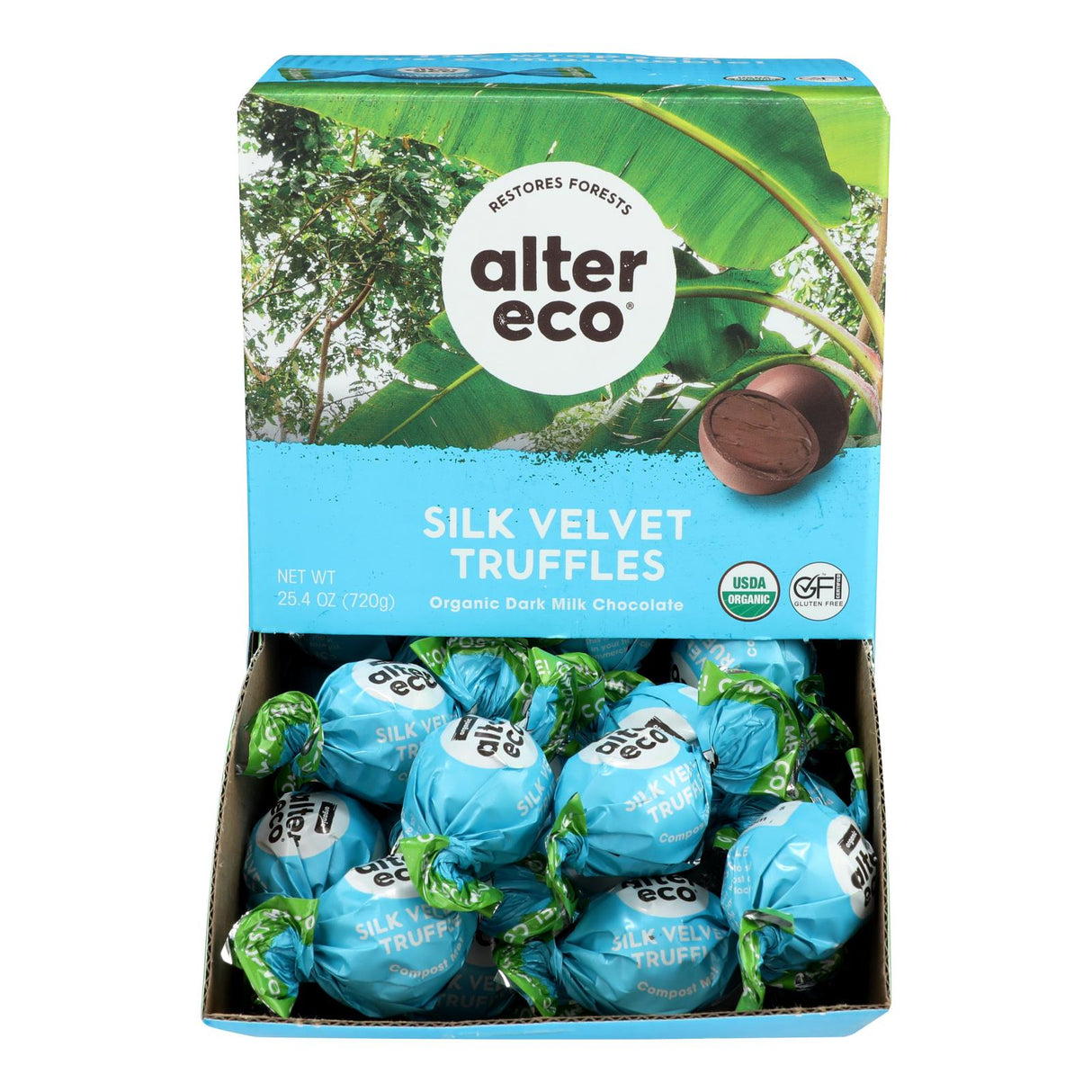 Alter Eco Organic Truffles - Velvet, 0.42 Oz - Case of 60 - Cozy Farm