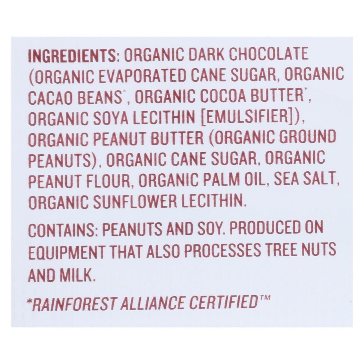 Justin's Organic Dark Chocolate Peanut Butter Cups - 1.4 Oz. - Case of 12 - Cozy Farm