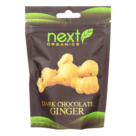 Next Organics Dark Chocolate Ginger 4 Oz - Case of 6 - Cozy Farm 