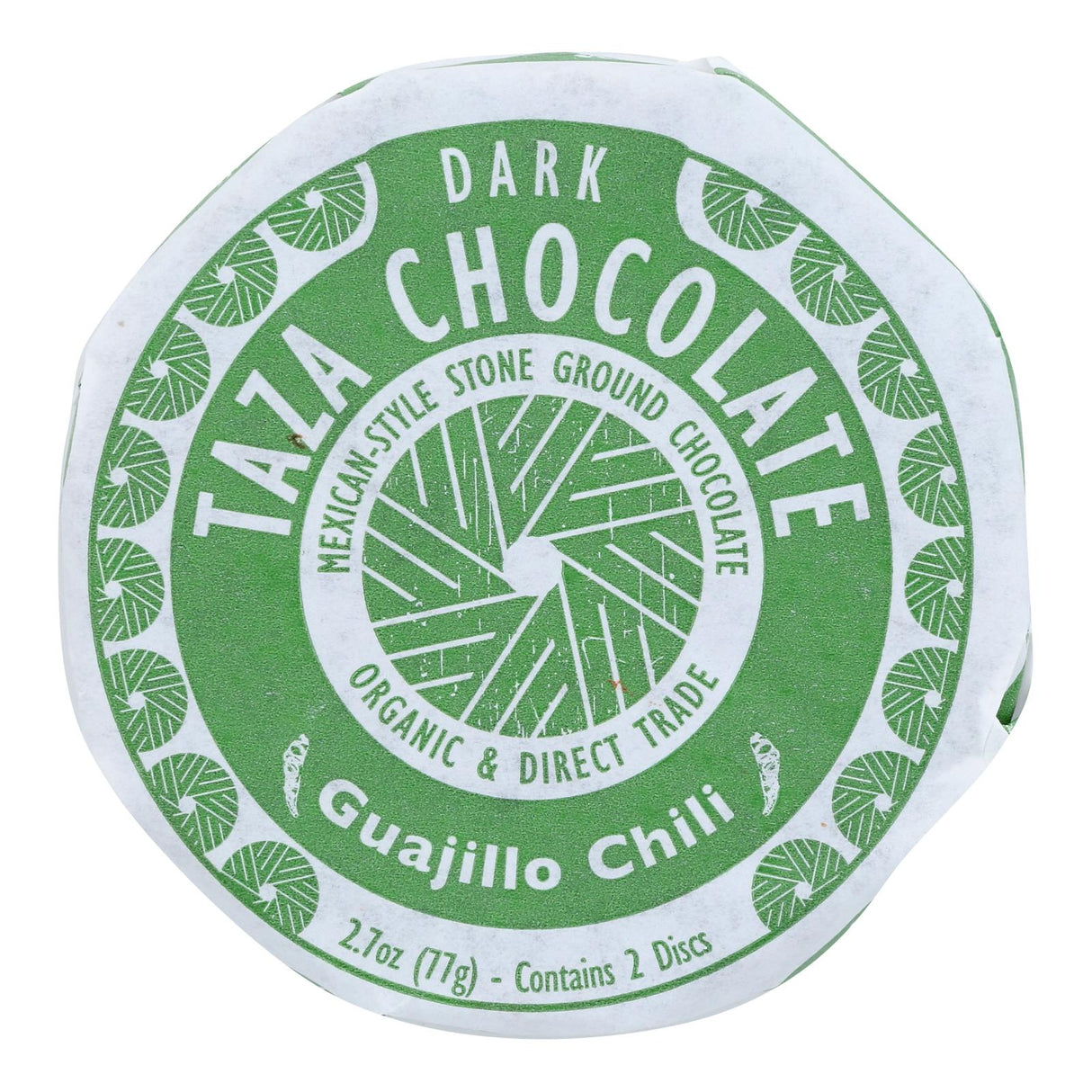 Taza Chocolate Mexicano Organic Guajillo Chili Discs, 50% Dark Chocolate, 2.7 oz, (Pack of 12) - Cozy Farm