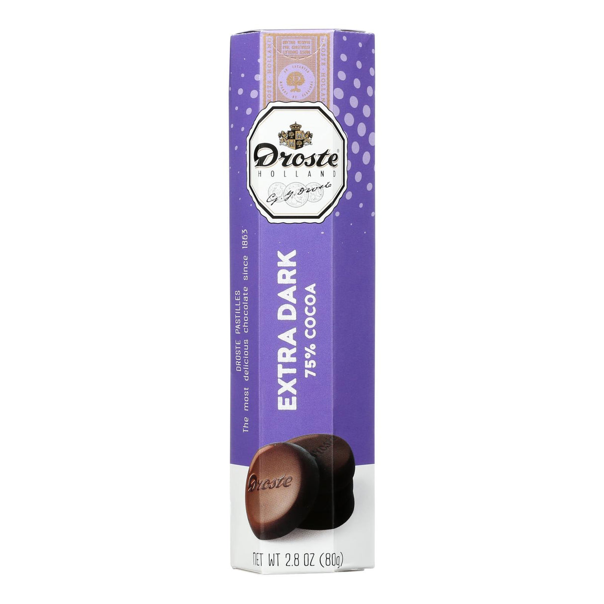 Droste Pastille Extra Dark 2.8 oz - Case of 12 Chocolates - Cozy Farm
