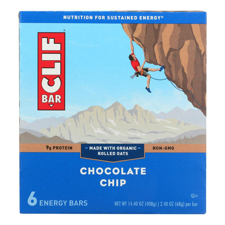 Clif Bar Energy Bar, Chocolate Chip, 2.4 oz, 6 ct - Cozy Farm 