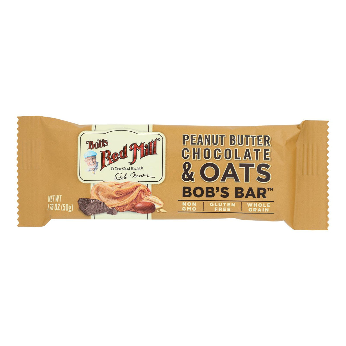 Bob's Red Mill | Gluten-Free Bar | Peanut Butter Chocolate Oats | 12 ct, 1.76 oz - Cozy Farm
