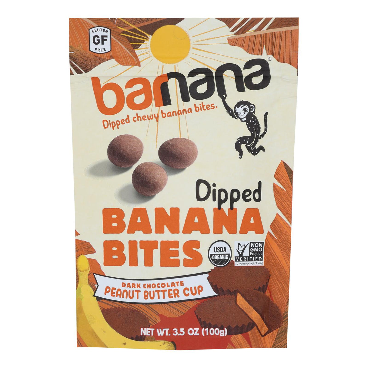 Barnana Chocolate PB Cup Ban Bites - 12 x 3.5 Oz - Cozy Farm