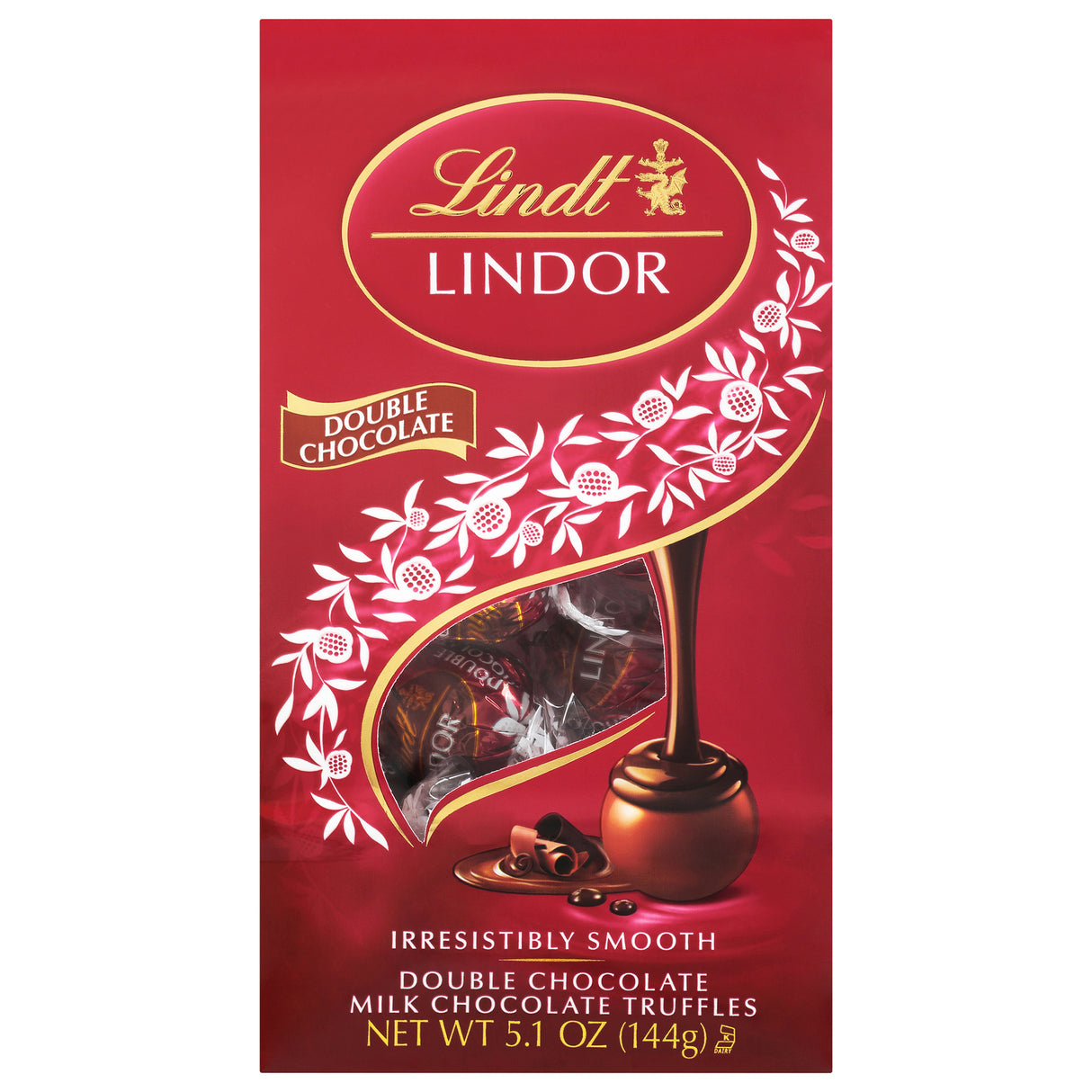 Lindt Lindor Double Chocolate Truffles - 5.1 Oz Bag (Pack of 6) - Cozy Farm