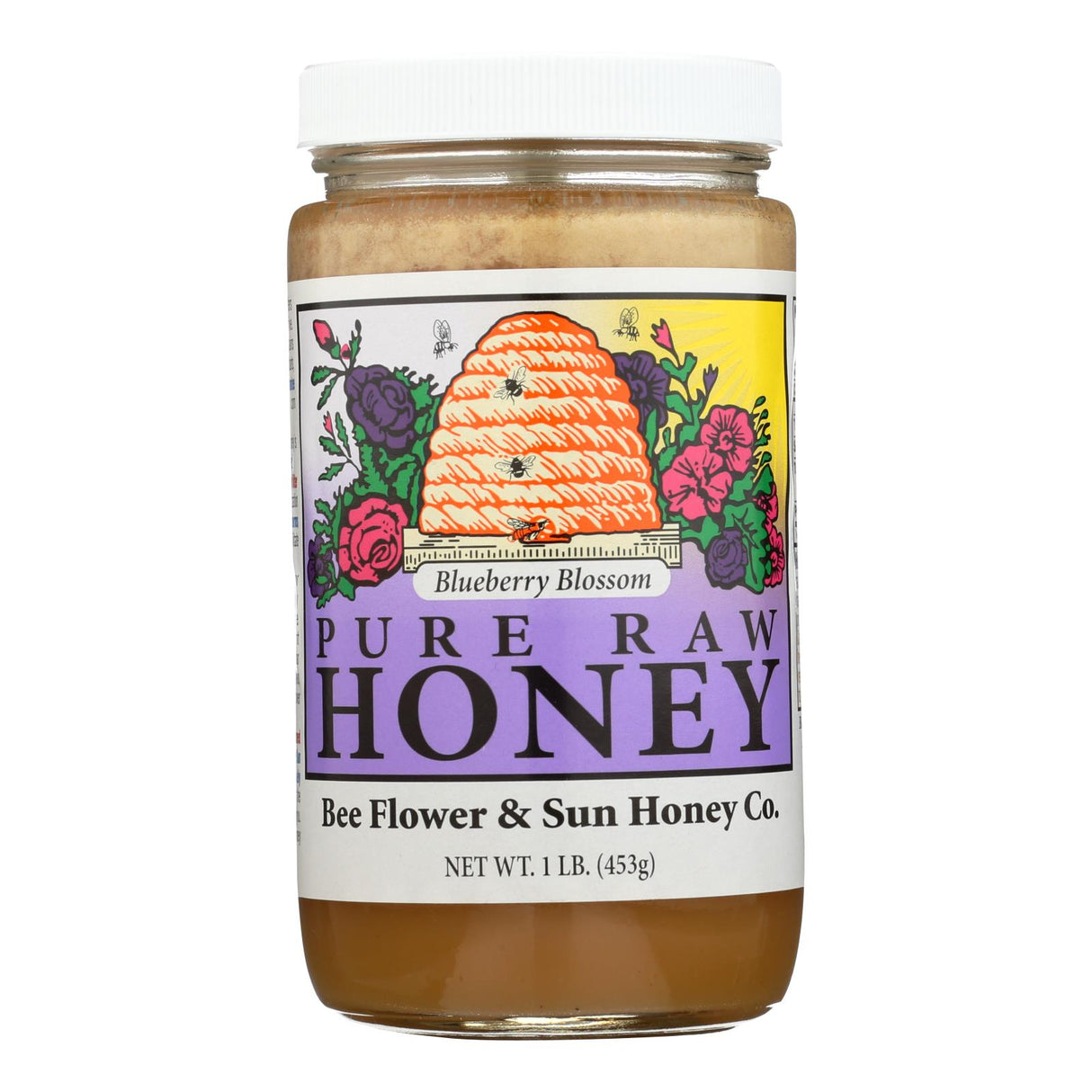 Bee Flower and Sun Honey 12 Pounds of Blueberry Blossom Honey - Cozy Farm