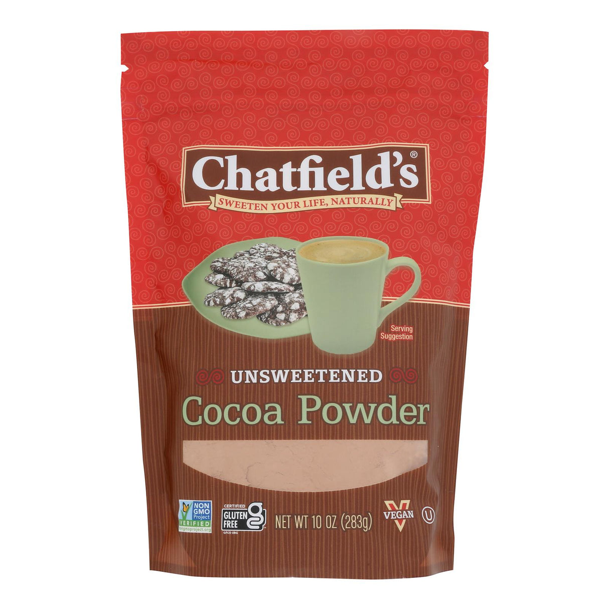 Chatfield's Premium Unsweetened Cocoa Powder - 10 Oz. (Pack of 6) - Cozy Farm