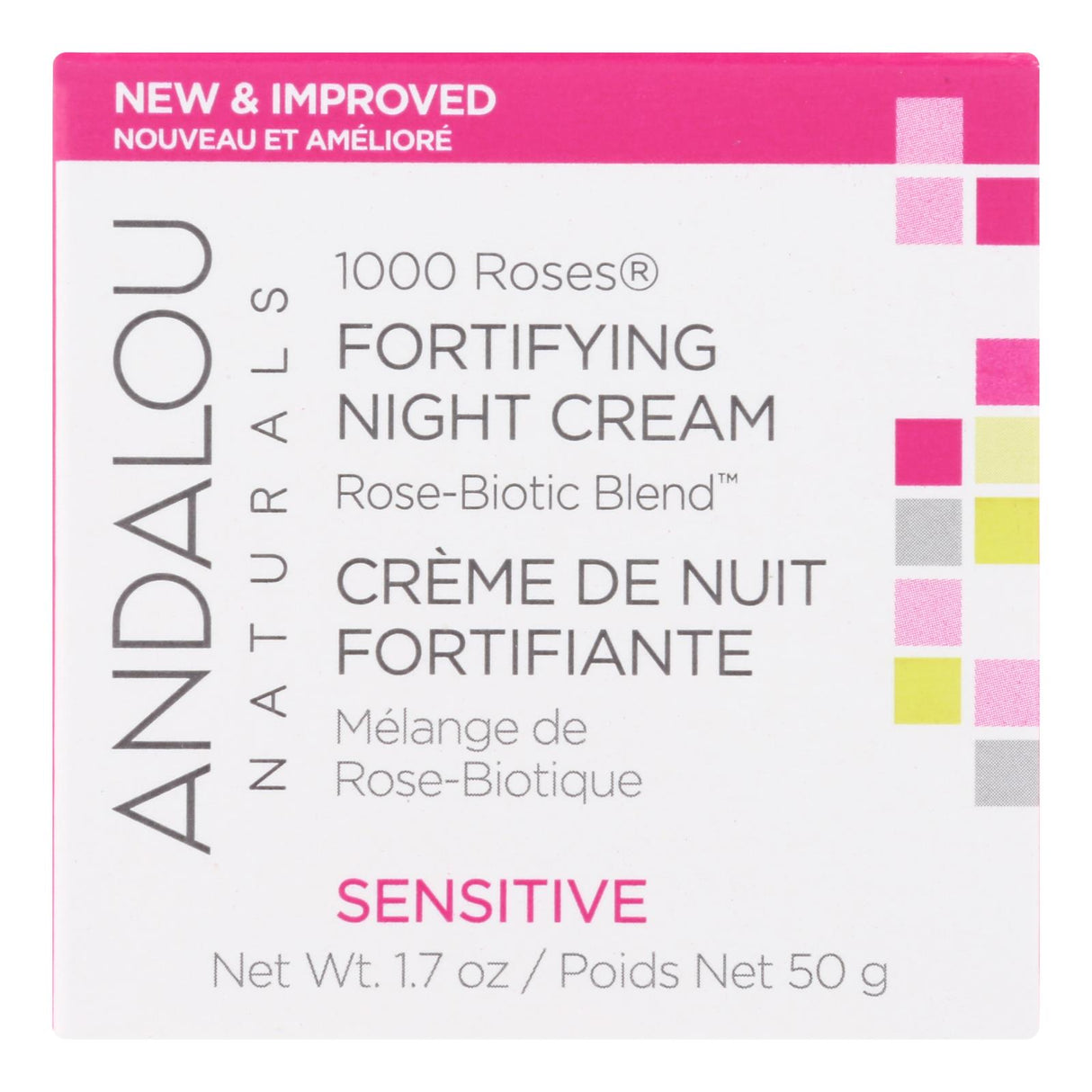 Andalou Naturals Fortifying Night Cream - 1.7 oz - Cozy Farm
