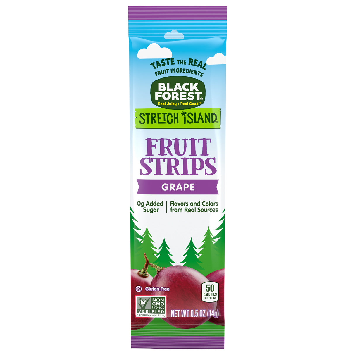 Black Forest Grape Stretch Island Fruit Strips 0.5oz Pack (Case of 30) - Cozy Farm
