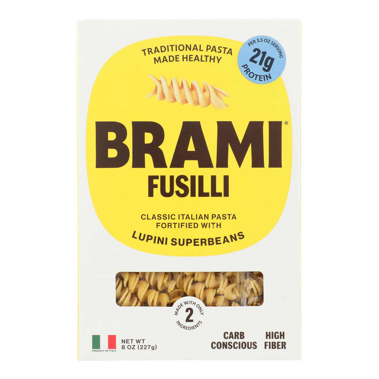 Brami Pasta Gluten-Free Premium Semolina Fusilli - 8 Oz, 8 Pack - Cozy Farm