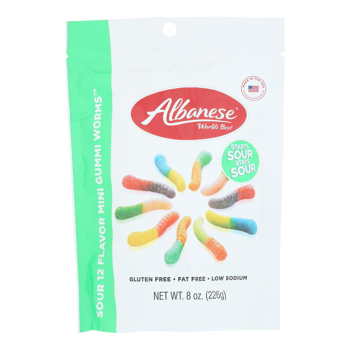 Albanese Mini Sour Gummi Worms - 8 Oz. (6 ct.) - Cozy Farm