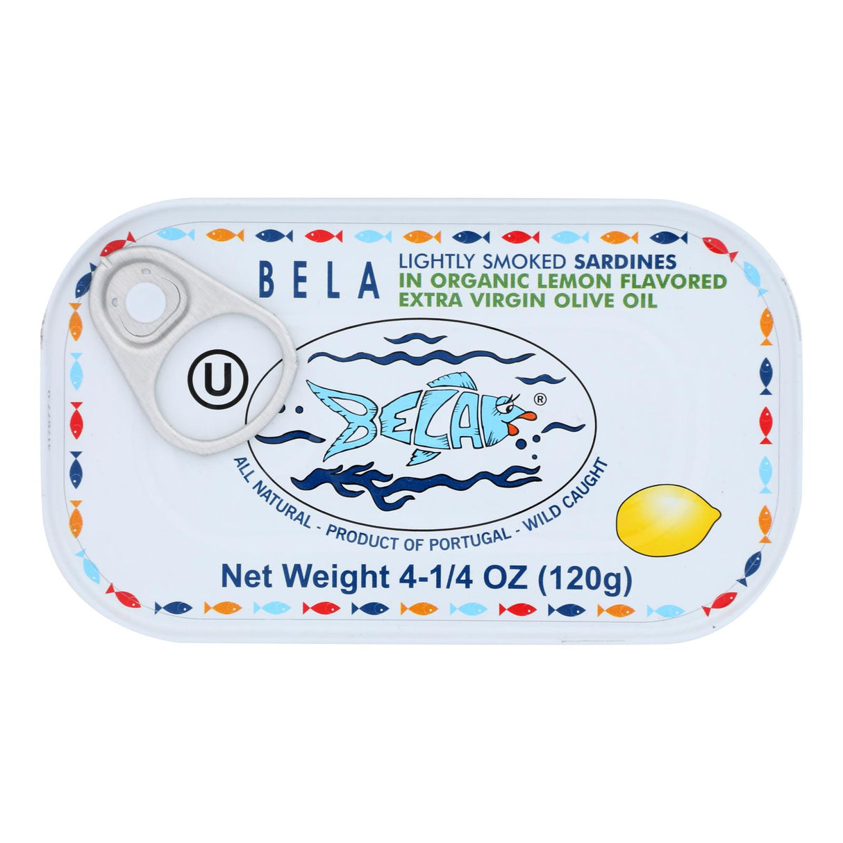 Bela-olhao Extra Virgin Olive Oil Lemon Sauce Sardines - 4.23 oz (Case of 12) - Cozy Farm