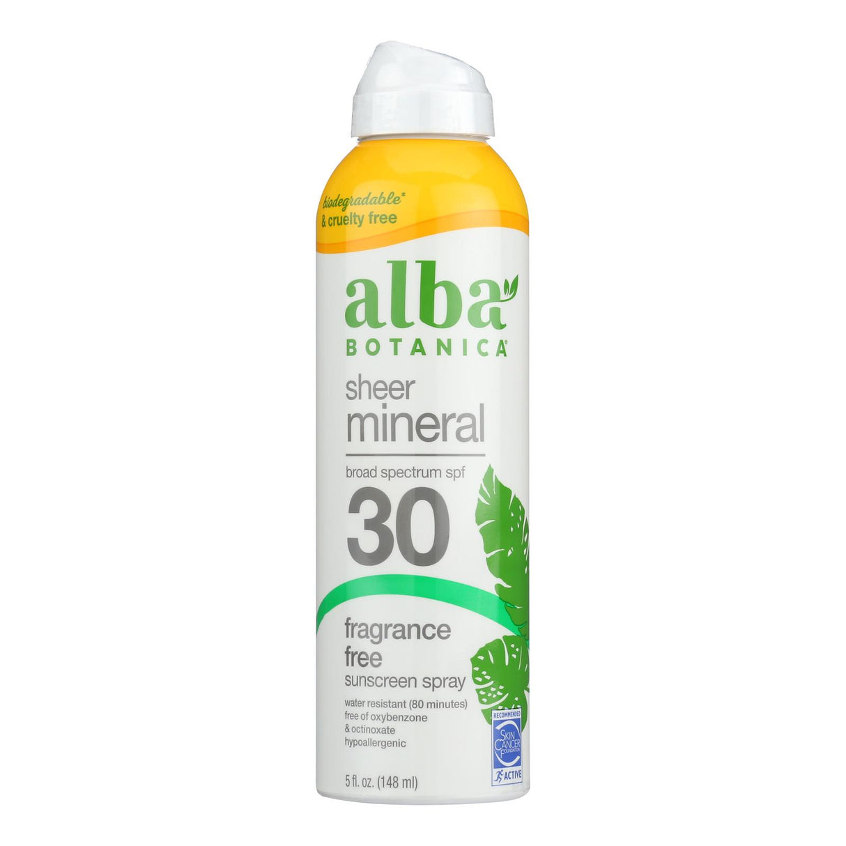 Alba Botanica Mineral Sunscreen Face Spray, SPF 30 - 5 Fl Oz - Cozy Farm
